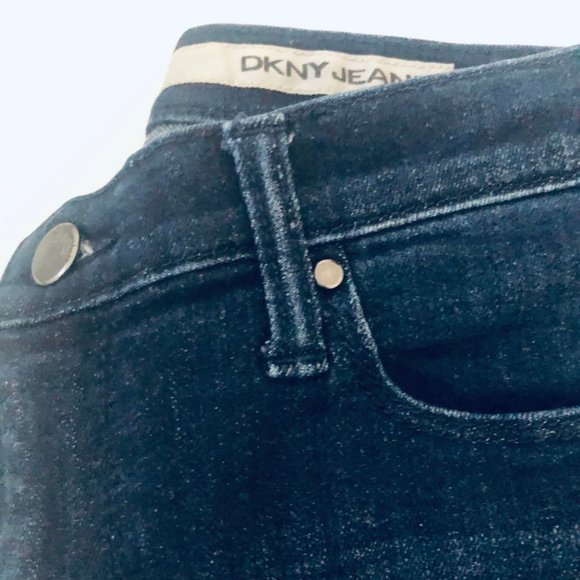 DKNY Skinny Curvy Jeans Indigo Denim 2 x 32 - Picture 5 of 8